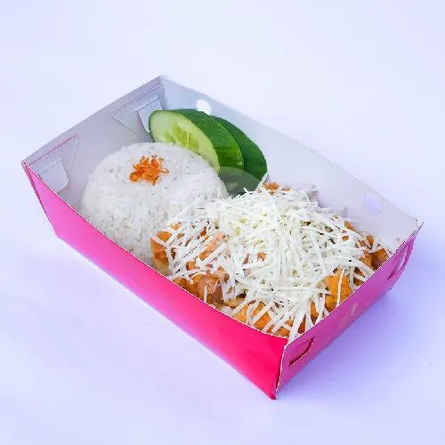 Nasi Ayam Geprek Keju