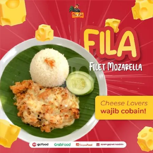 Nasi Ayam FILA (Fillet Mozarella)