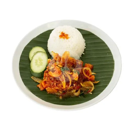 Nasi Ayam Saus Tiram