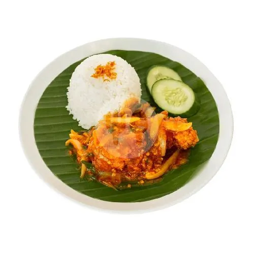 Nasi Ayam Saus Padang
