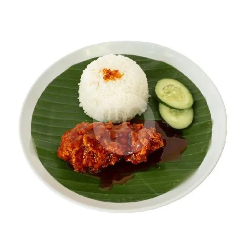 Nasi Ayam Saus Lava