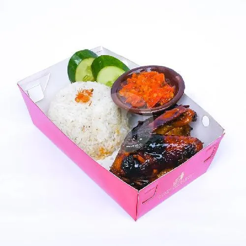 Nasi Ayam Pejantan Bakar